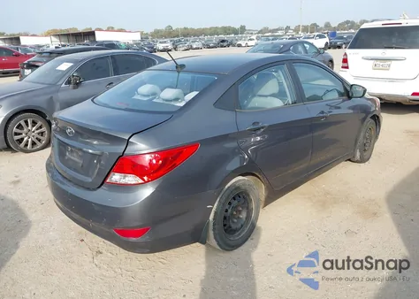 2012 Hyundai Accent Gls from USA, damaged, VIN KMHCT4AE9CU151207